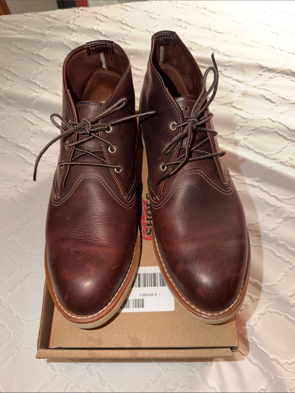 Red Wing work chukka boot
